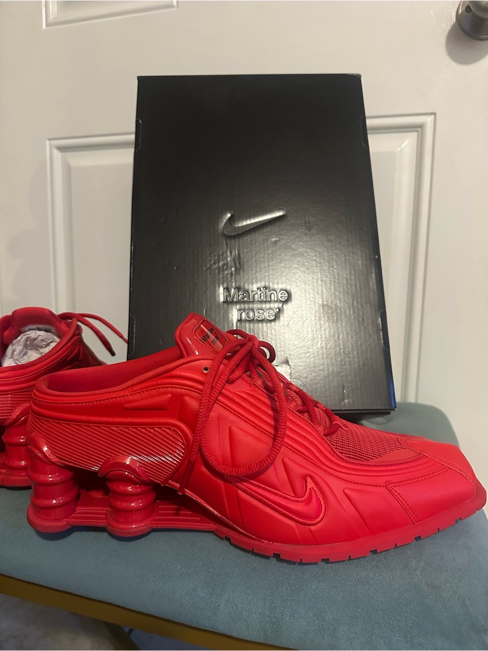 Nike Women's Red Shox Signature Sneakers